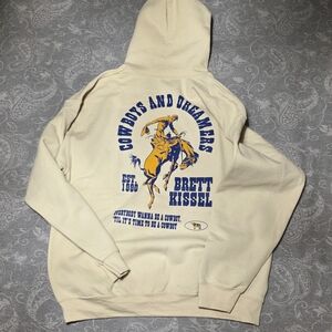 Brett Kissel Cream Cowboy Hoodie (Size L)
